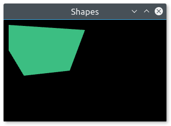 A convex shape